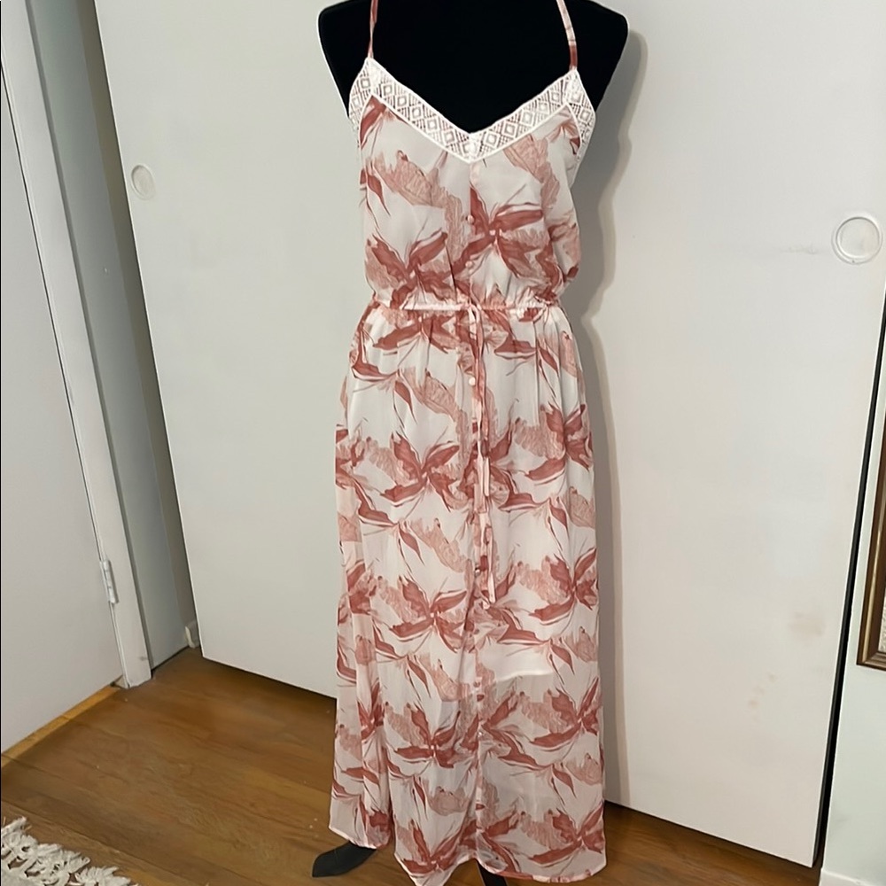 Floral Spaghetti Strap Maxi Dress